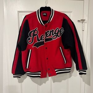 Revenge Varsity Letterman Jacket.
